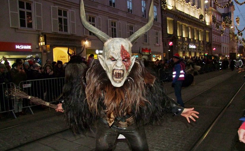 Krampuszok, Mikulások ,Angyalok, és Ördögök a Grazi fesztiválon